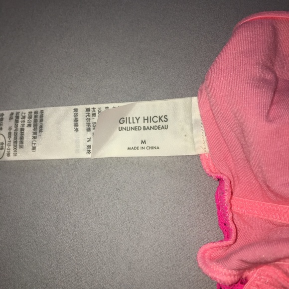Gilly Hicks Pink unlined Bandeau - Picture 4 of 4